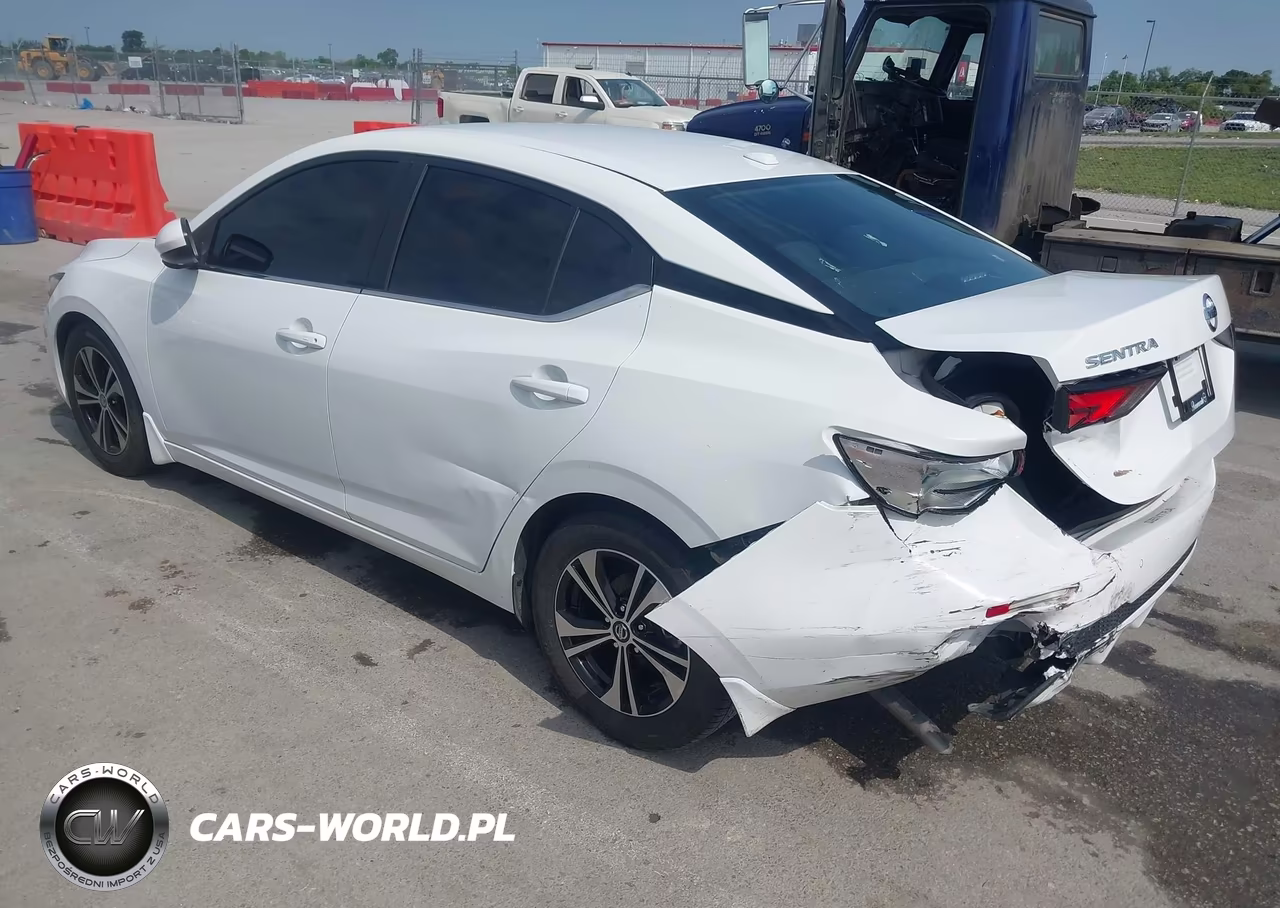 2021 Nissan Sentra Sv Xtronic Cvt VIN:3N1AB8CV6MY326016 - 3