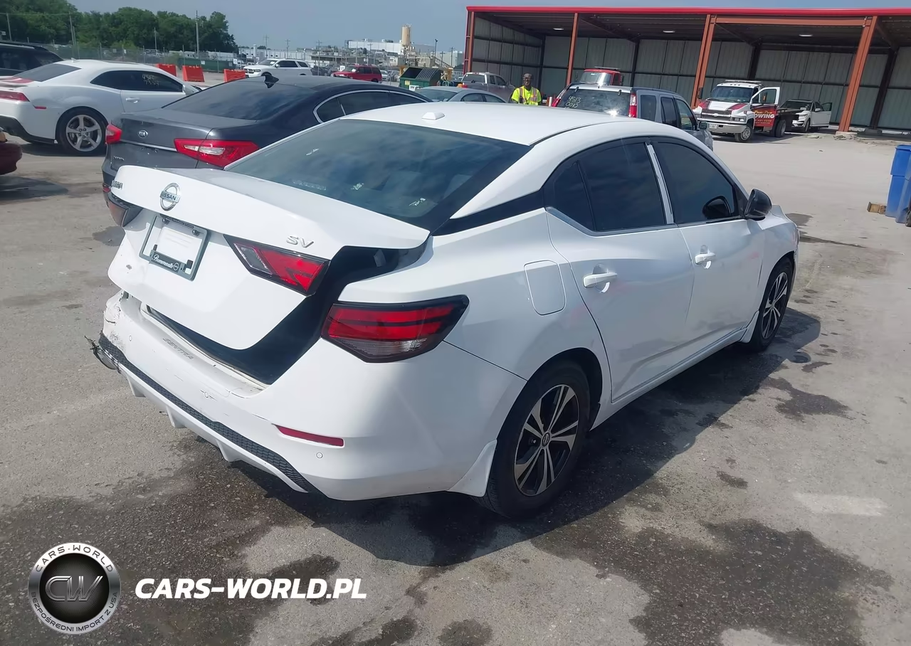 2021 Nissan Sentra Sv Xtronic Cvt VIN:3N1AB8CV6MY326016 - 4