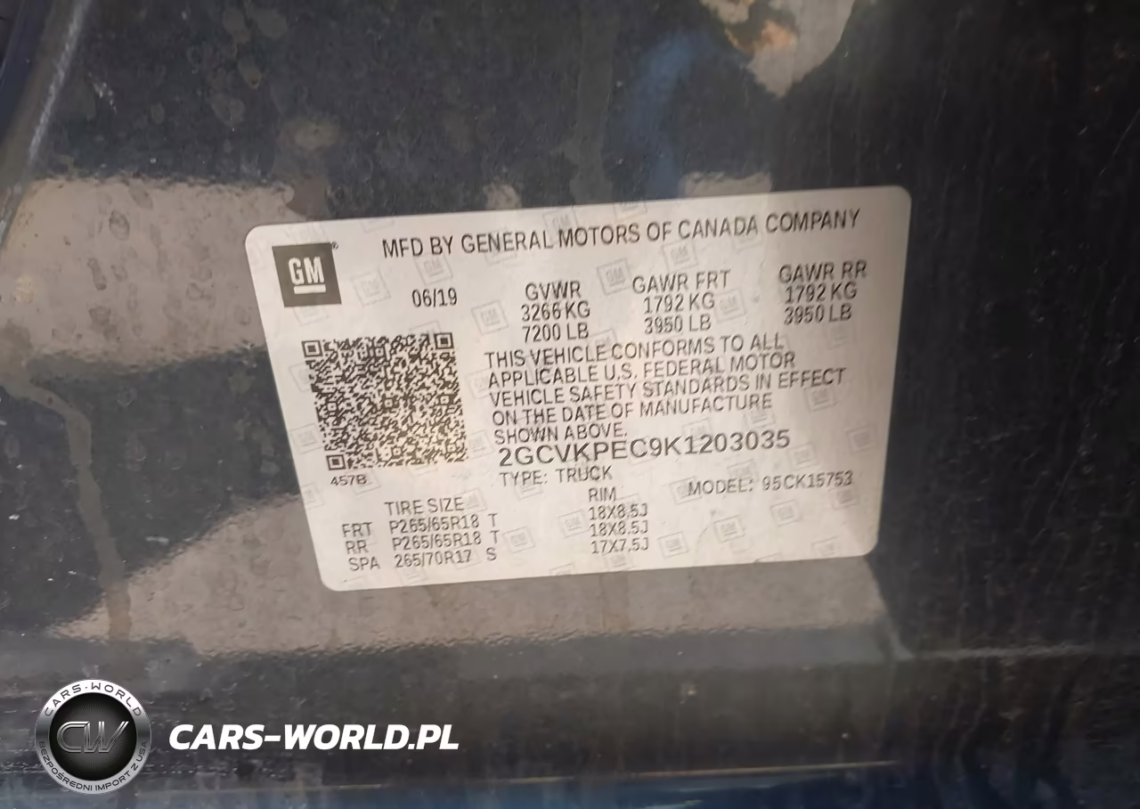 2019 Chevrolet Silverado 1500 Ld Lt VIN:2GCVKPEC9K1203035 - 9