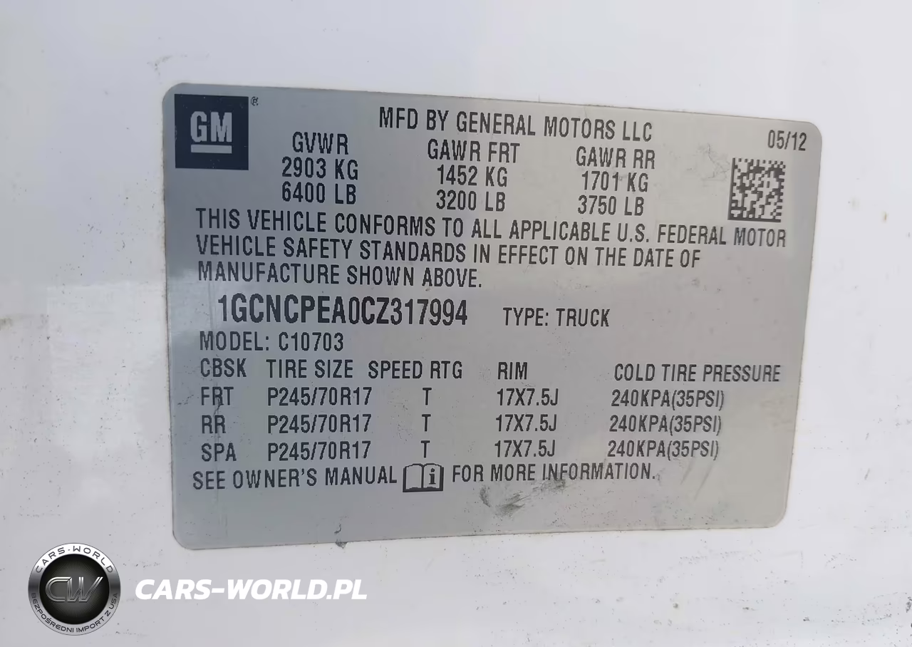 2012 Chevrolet Silverado 1500 Work Truck VIN:1GCNCPEA0CZ317994 - 9