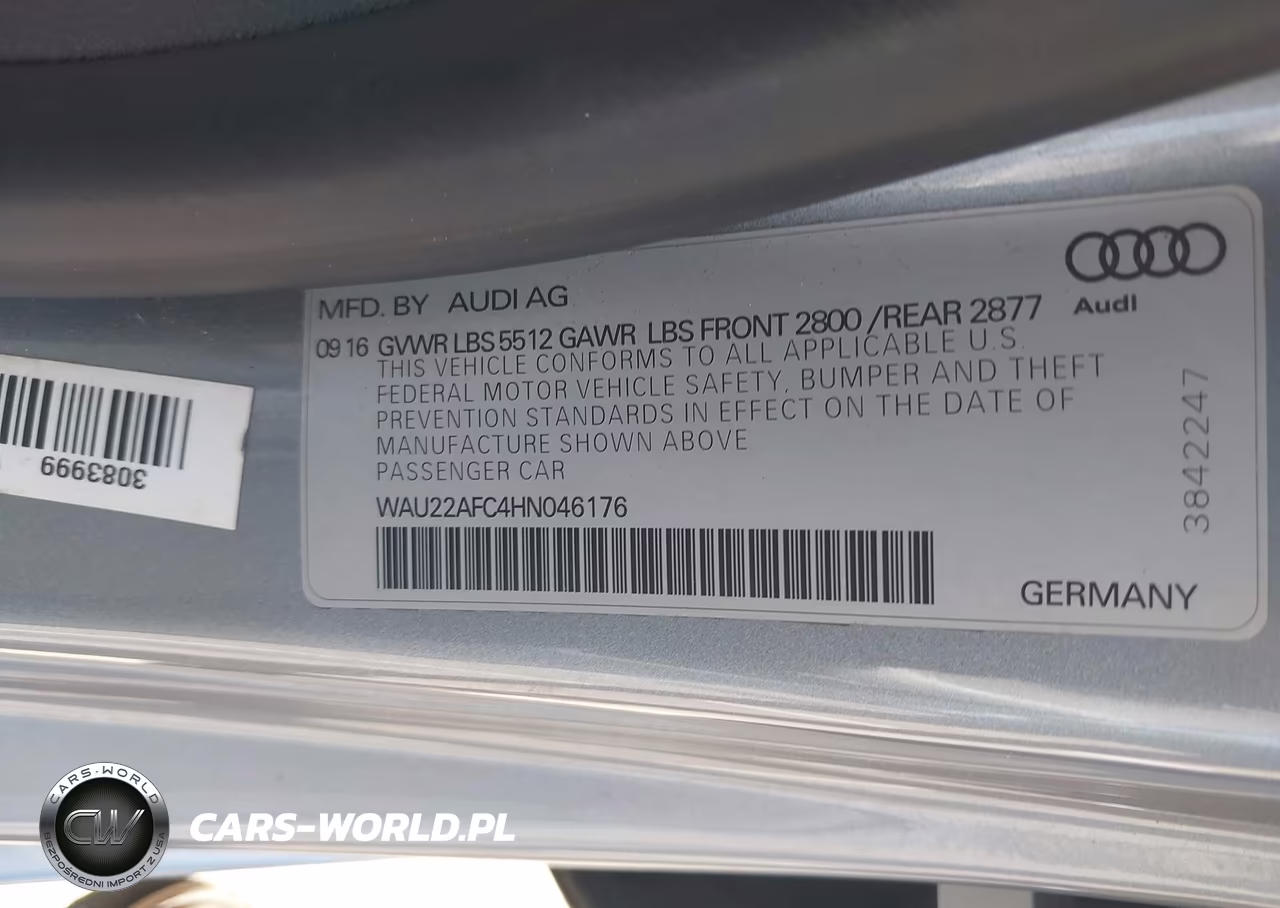 2017 Audi A7 3.0T Premium Plus VIN:WAU22AFC4HN046176 - 9