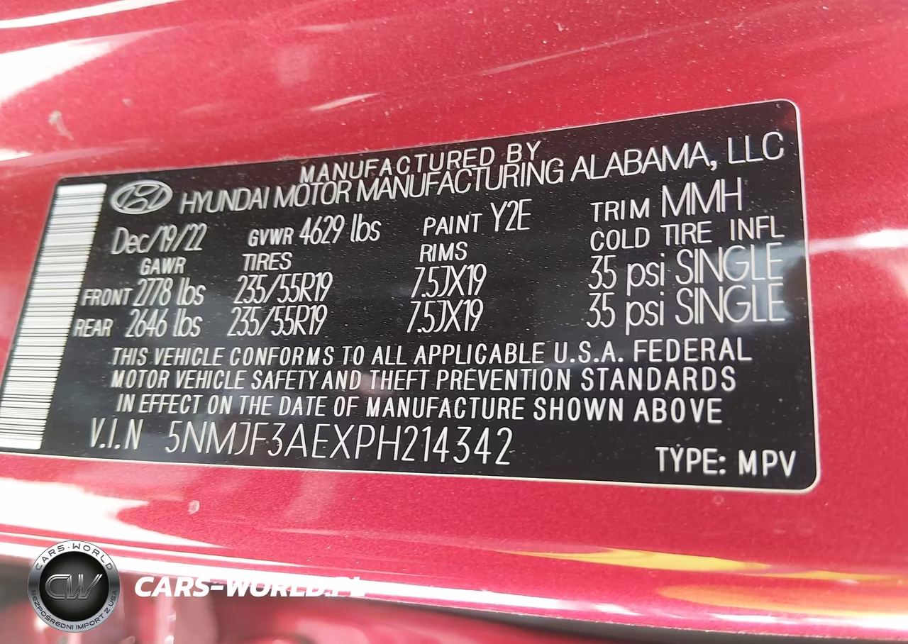 2023 Hyundai Tucson Sel VIN:5NMJF3AEXPH214342 - 9