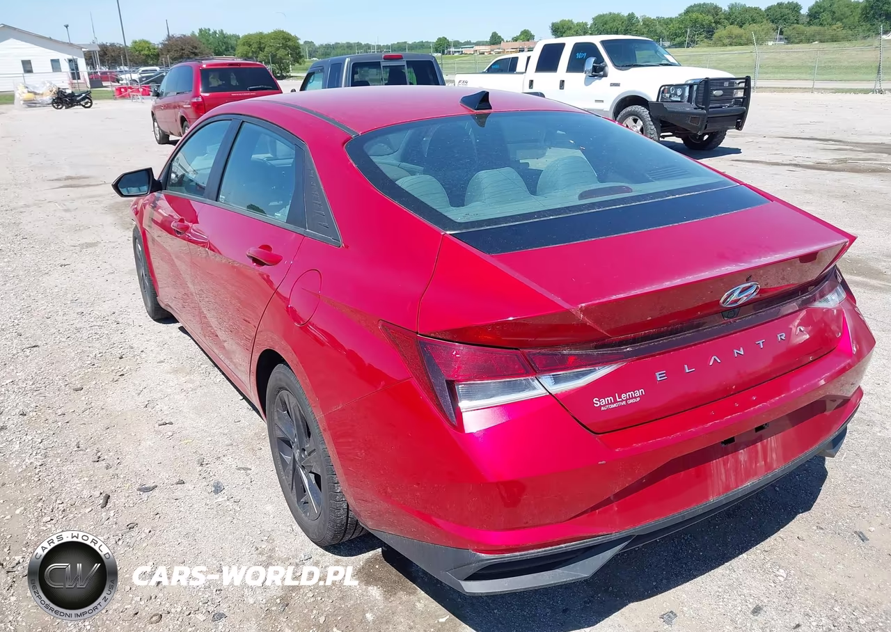 2021 Hyundai Elantra Sel VIN:5NPLM4AG4MH045505 - 3