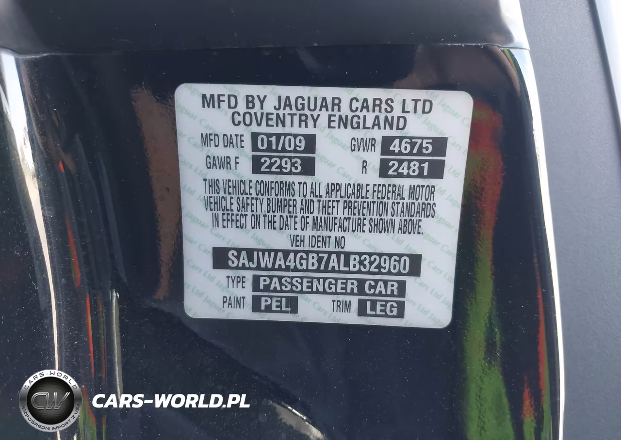 2010 Jaguar Xk VIN:SAJWA4GB7ALB32960 - 9