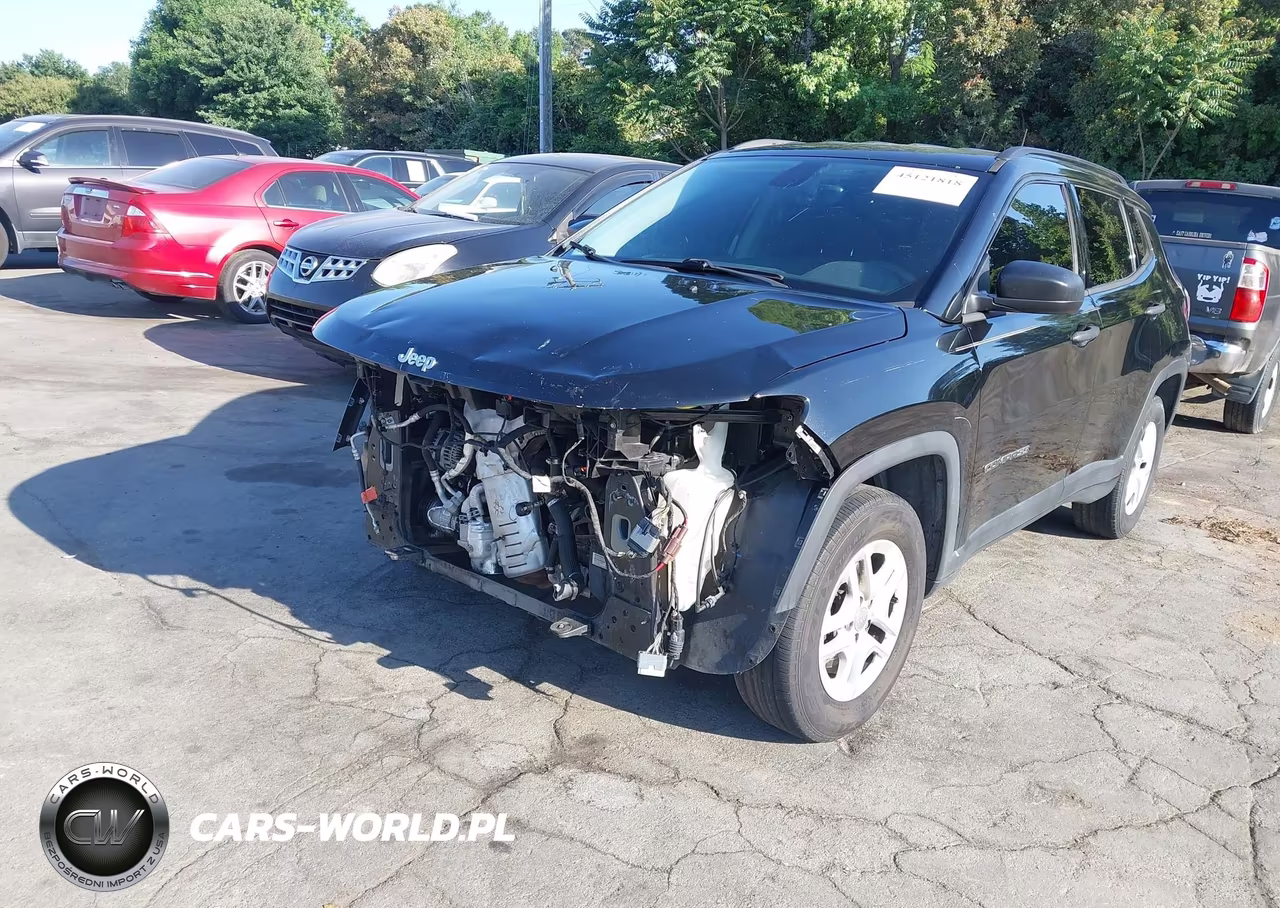 2018 Jeep Compass Sport Fwd VIN:3C4NJCAB7JT411503 - 2