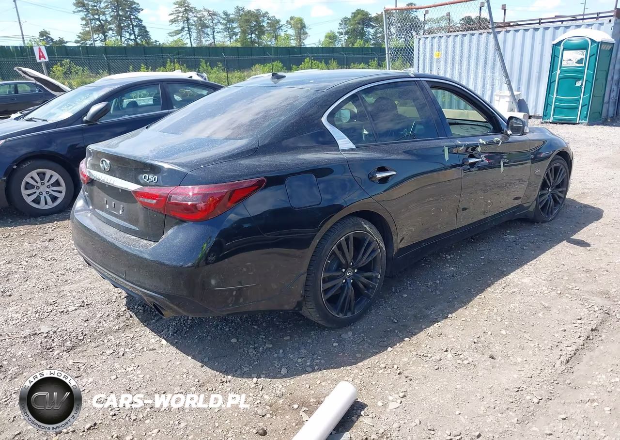 2018 Infiniti Q50 3.0T Luxe VIN:JN1EV7ARXJM439572 - 4