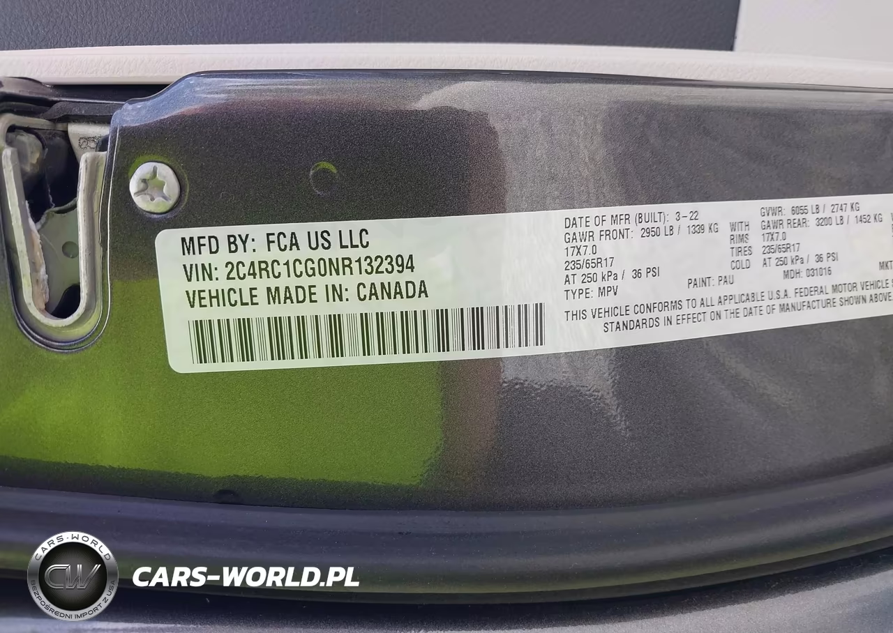 2022 Chrysler Voyager Lx VIN:2C4RC1CG0NR132394 - 9