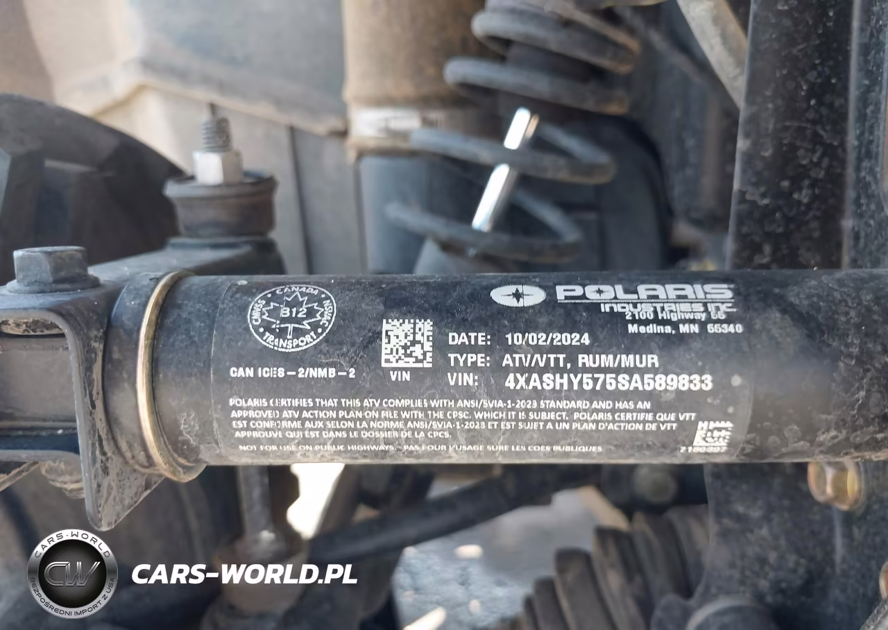 2025 Polaris Sportsman Trail 570 VIN:4XASHY575SA589833 - 10