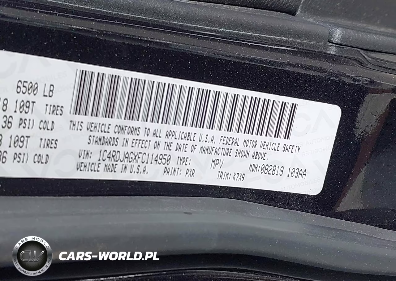 2015 Dodge Durango Sxt VIN:1C4RDJAGXFC114950 - 9