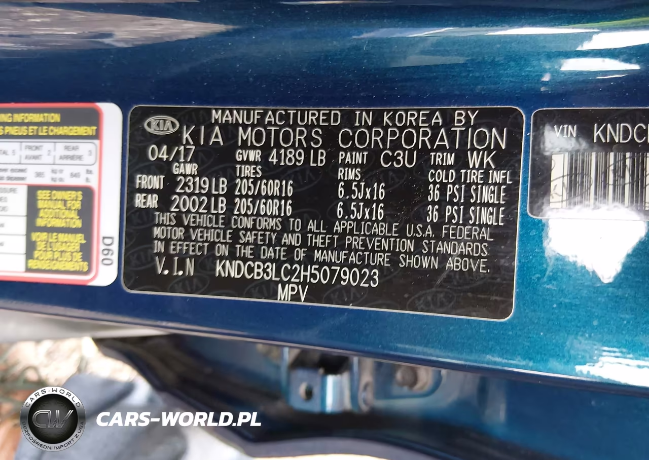 2017 Kia Niro Lx VIN:KNDCB3LC2H5079023 - 9