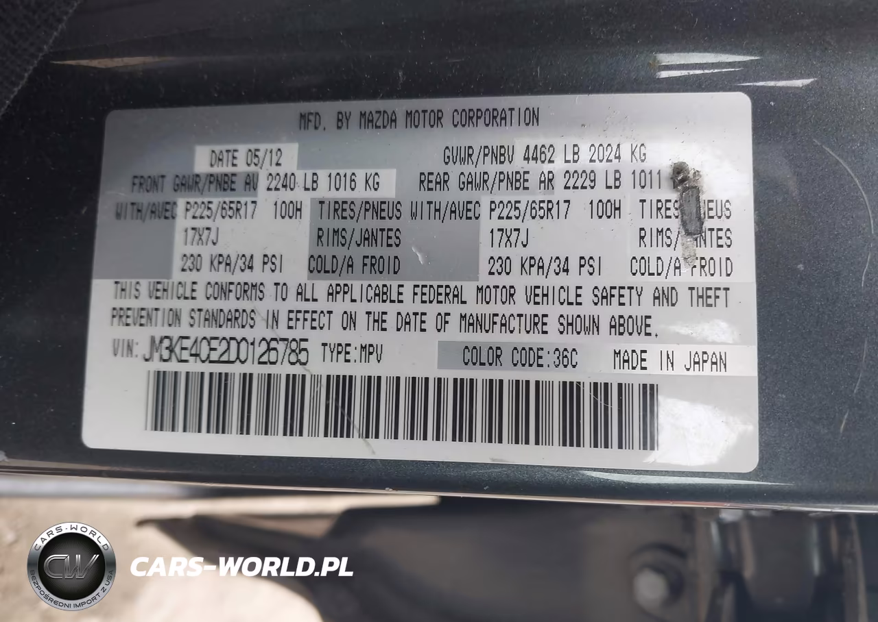 2013 Mazda Cx-5 Touring VIN:JM3KE4CE2D0126785 - 9