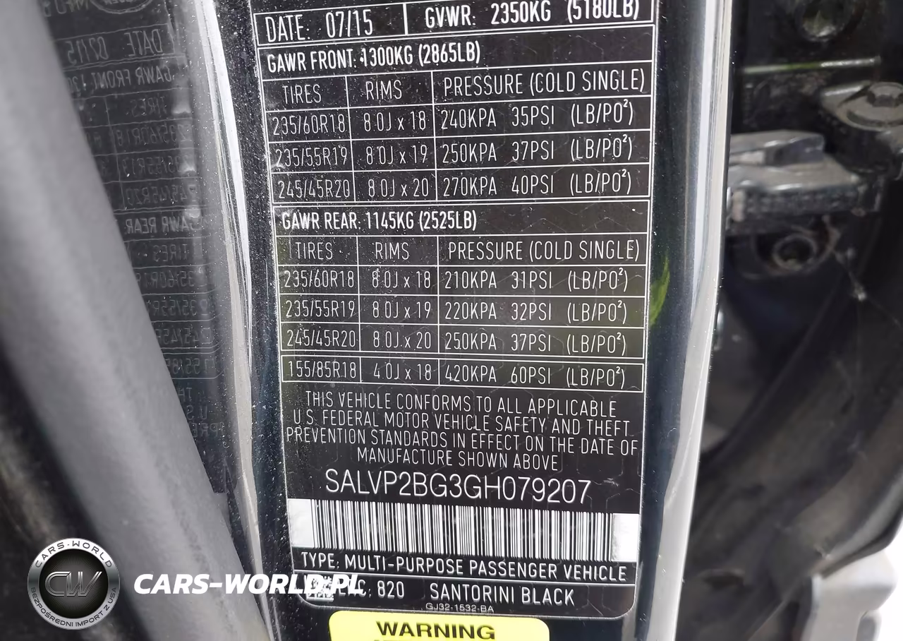 2016 Land Rover Range Rover Evoque Se-Se Premium VIN:SALVP2BG3GH079207 - 9