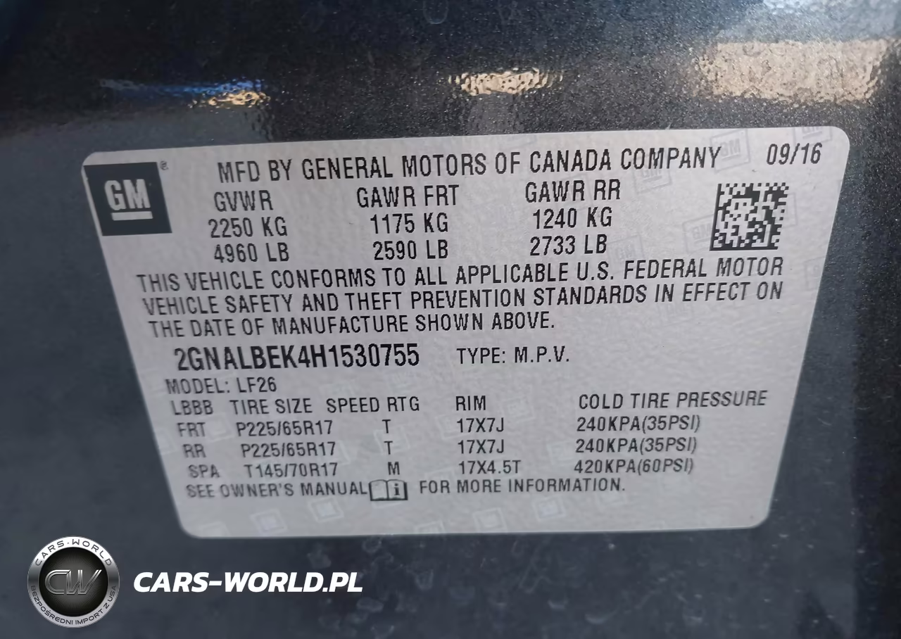 2017 Chevrolet Equinox Ls VIN:2GNALBEK4H1530755 - 9