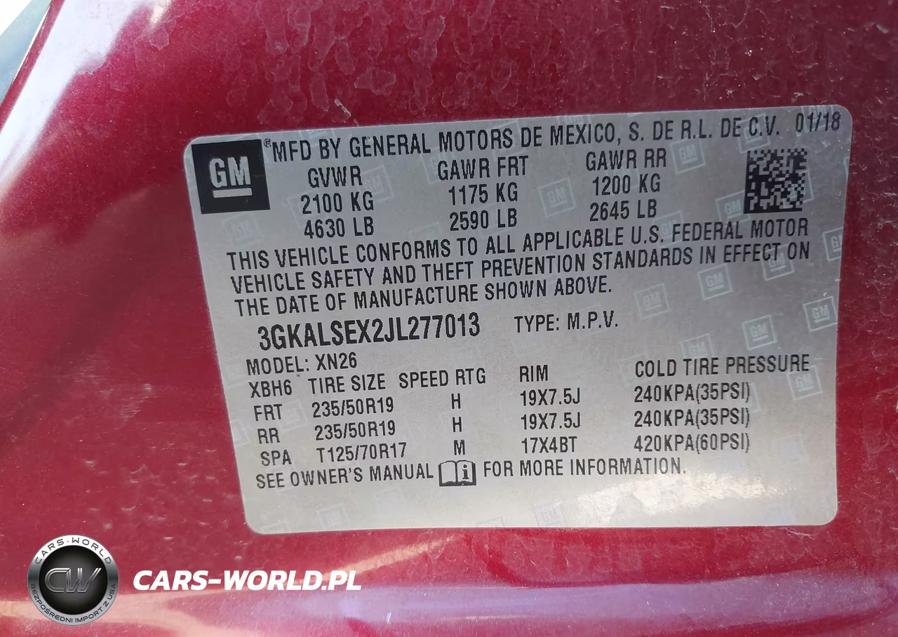 2018 GMC Terrain Denali VIN:3GKALSEX2JL277013 - 17
