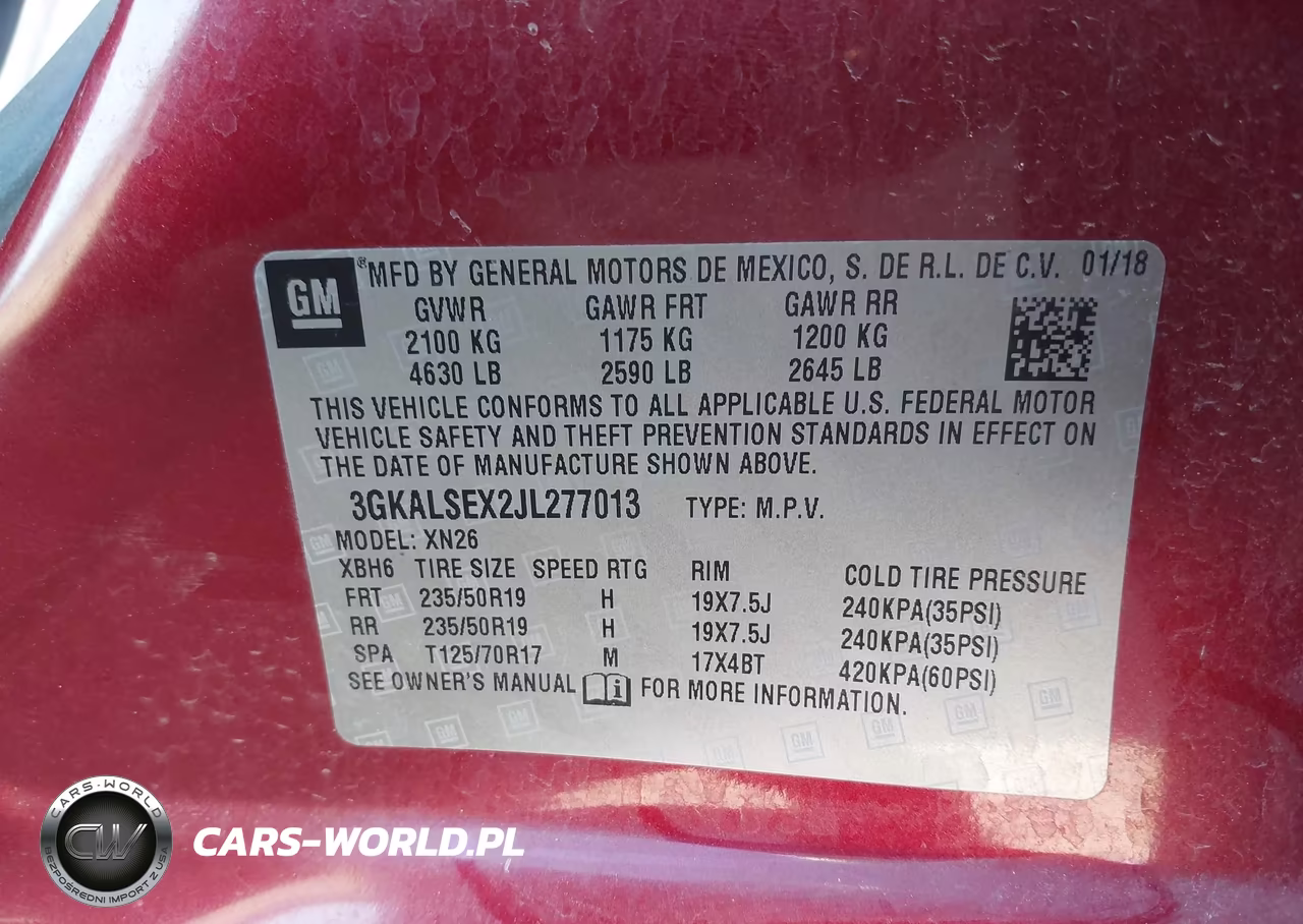 2018 GMC Terrain Denali VIN:3GKALSEX2JL277013 - 9