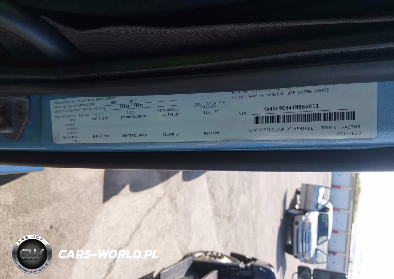 2018 Volvo Vnl VIN:4V4NC9EH4JN886011 - 8
