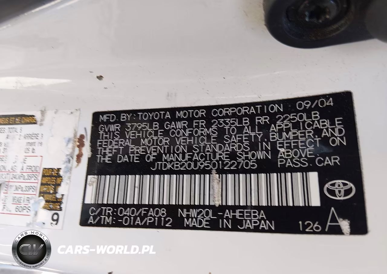 2005 Toyota Prius VIN:JTDKB20U950122705 - 9