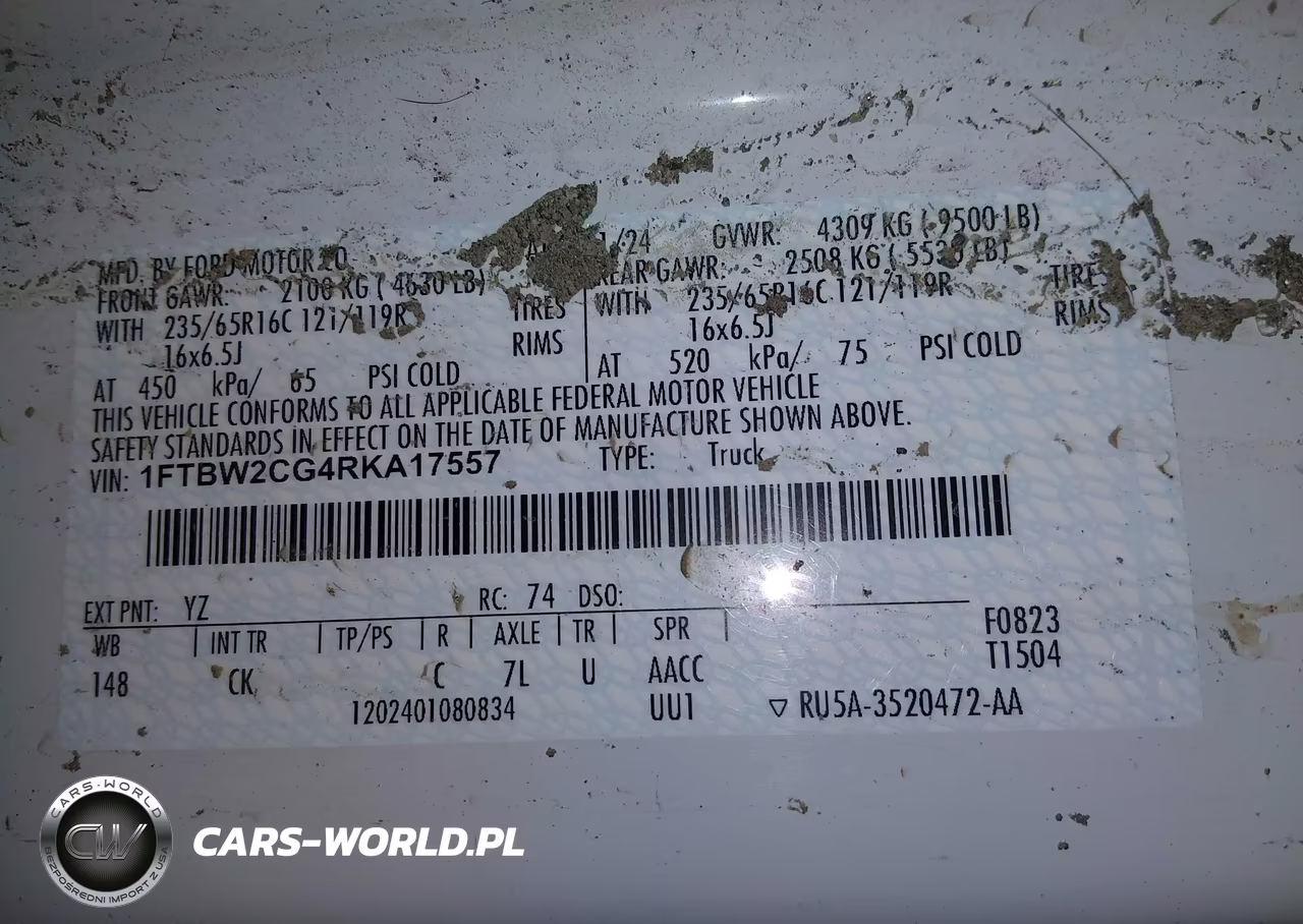 2024 Ford Transit-350 VIN:1FTBW2CG4RKA17557 - 9
