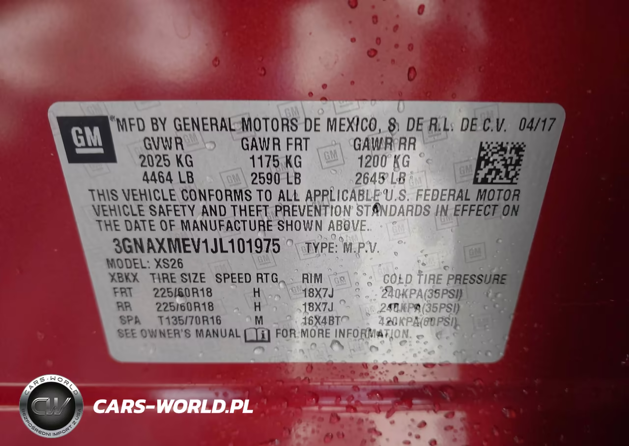 2018 Chevrolet Equinox Premier VIN:3GNAXMEV1JL101975 - 9