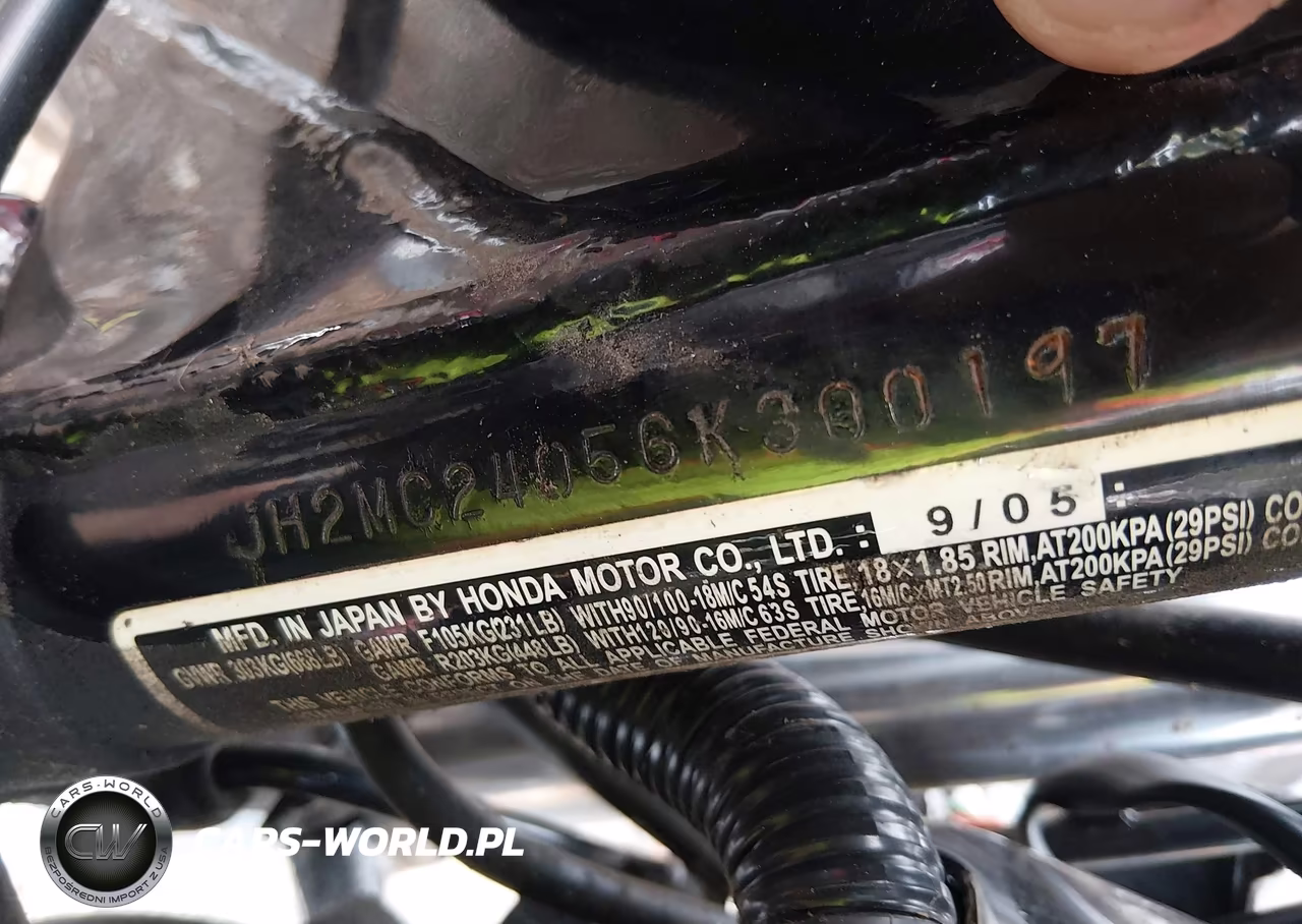 2006 Honda Cb250 VIN:JH2MC24056K300197 - 10