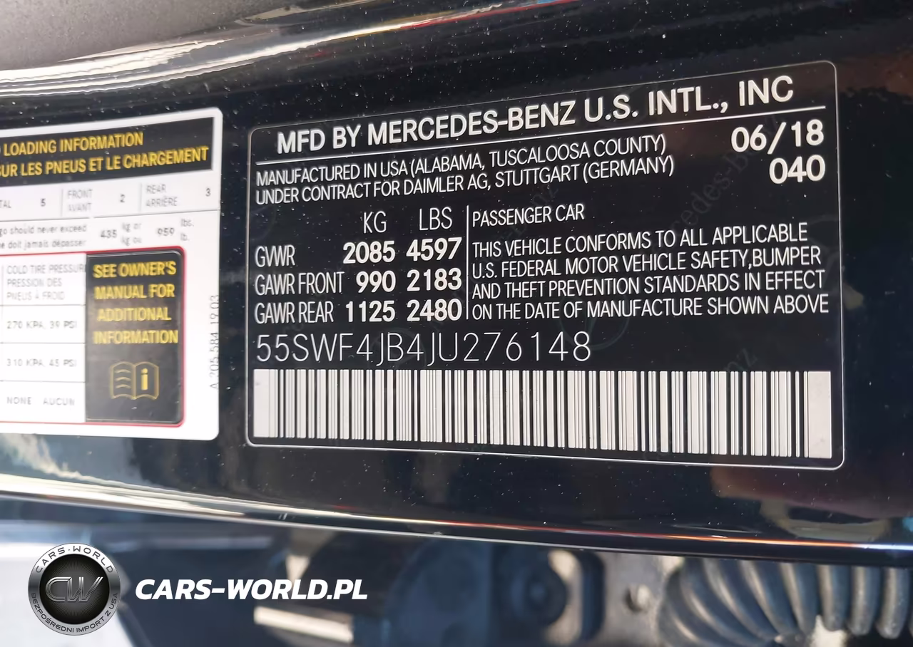 2018 Mercedes-Benz C 300 VIN:55SWF4JB4JU276148 - 9