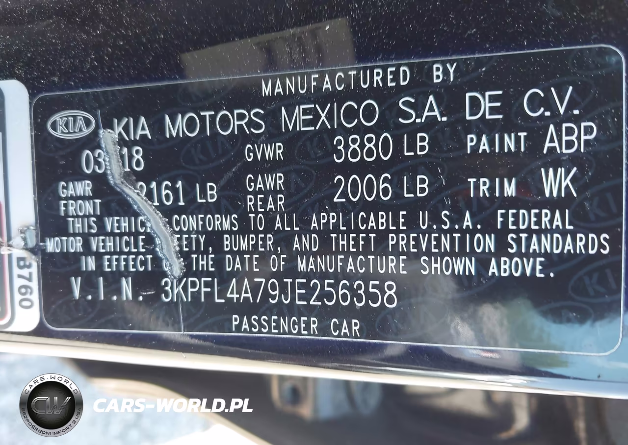 2018 Kia Forte Lx VIN:3KPFL4A79JE256358 - 9
