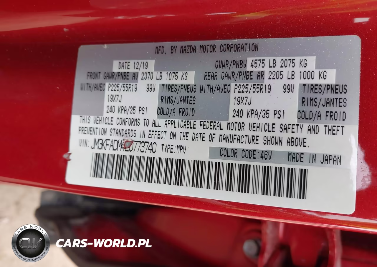 2020 Mazda Cx-5 Grand Touring VIN:JM3KFADM4L0773740 - 9