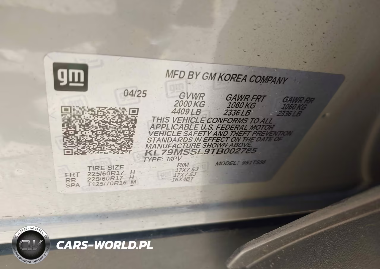 2026 Chevrolet Trailblazer Awd Activ VIN:KL79MSSL9TB002785 - 9