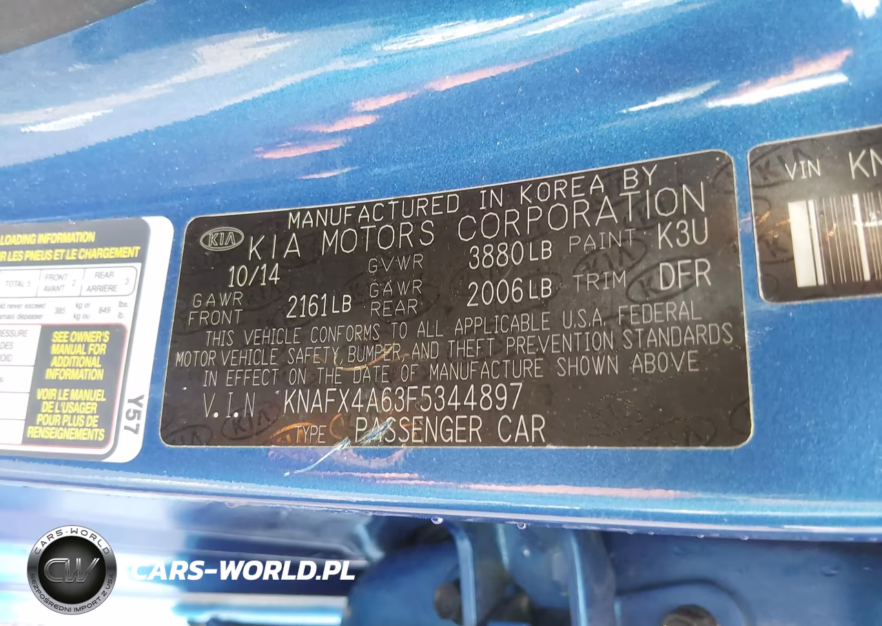 2015 Kia Forte Lx VIN:KNAFX4A63F5344897 - 9