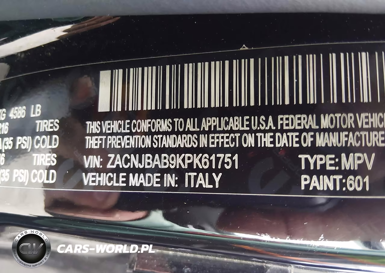 2019 Jeep Renegade Sport 4X4 VIN:ZACNJBAB9KPK61751 - 9