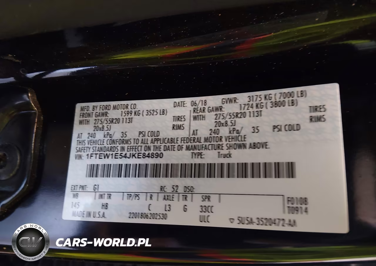 2018 Ford F-150 Lariat VIN:1FTEW1E54JKE84890 - 9