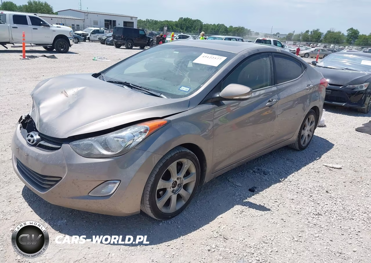 2012 Hyundai Elantra Limited VIN:5NPDH4AE8CH107431 - 2