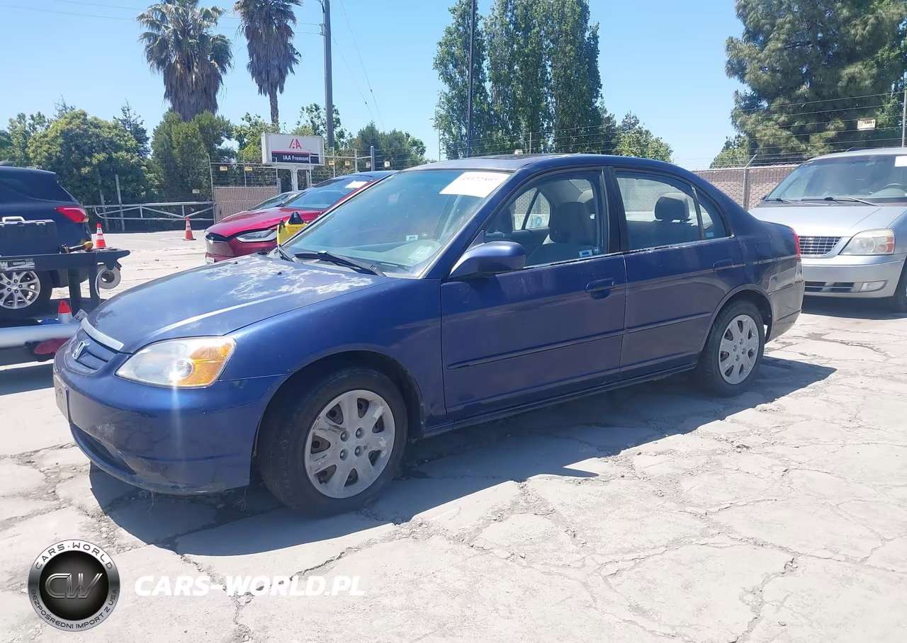 2003 Honda Civic Ex VIN:JHMES26703S000345 - 2