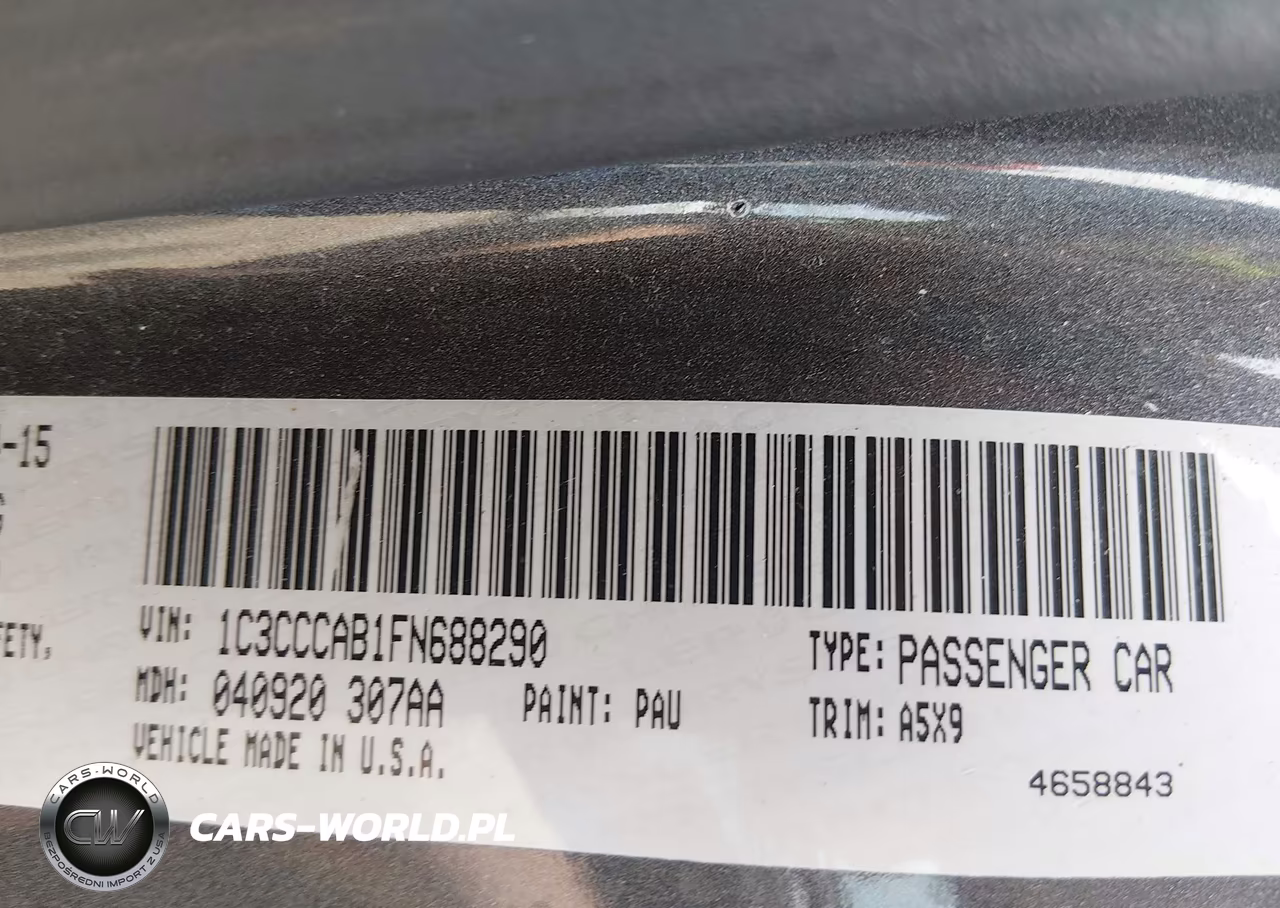 2015 Chrysler 200 Limited VIN:1C3CCCAB1FN688290 - 9