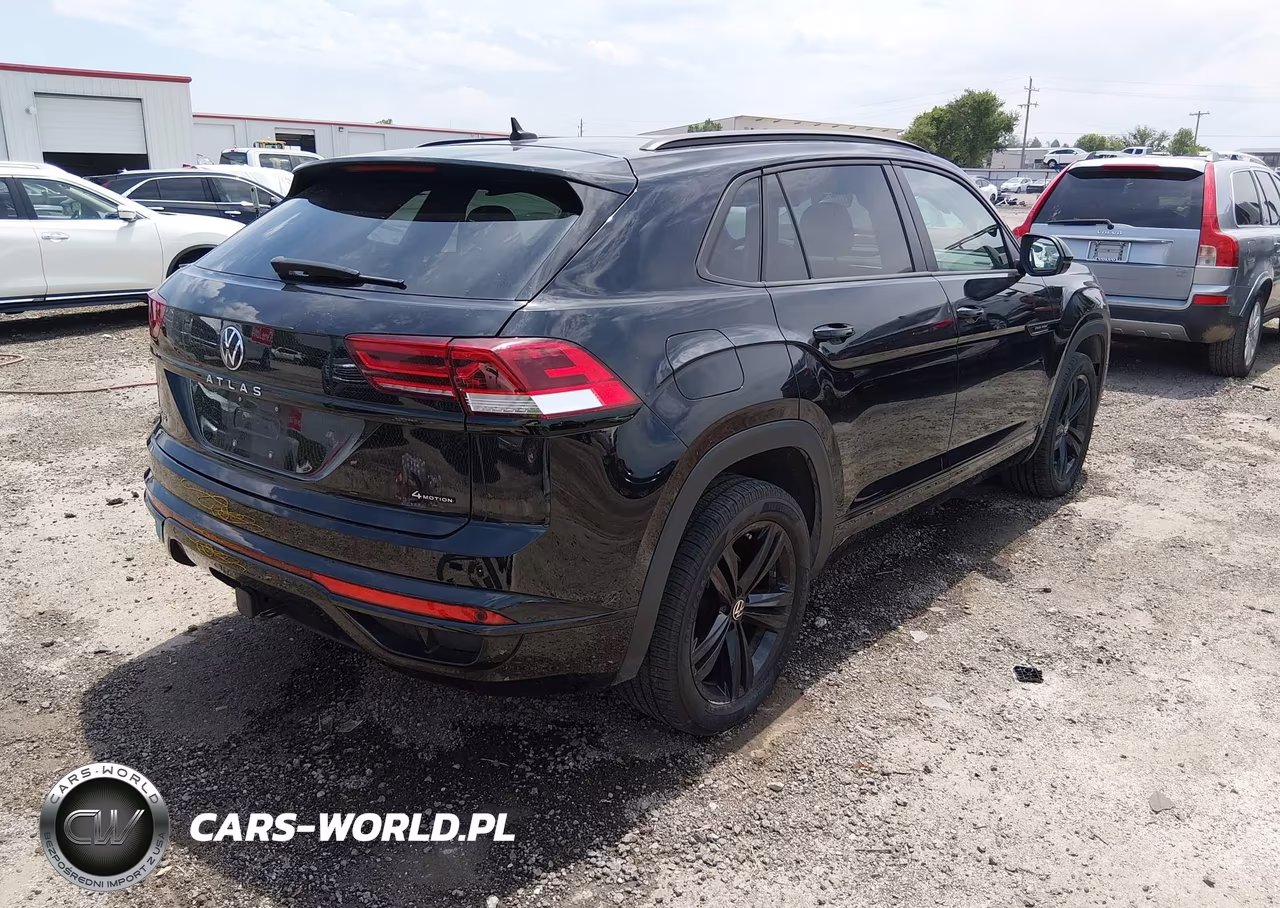2023 Volkswagen Atlas Cross Sport 3.6L V6 Sel-3.6L V6 Sel R-Line Black VIN:1V2SE2CA5PC216380 - 4