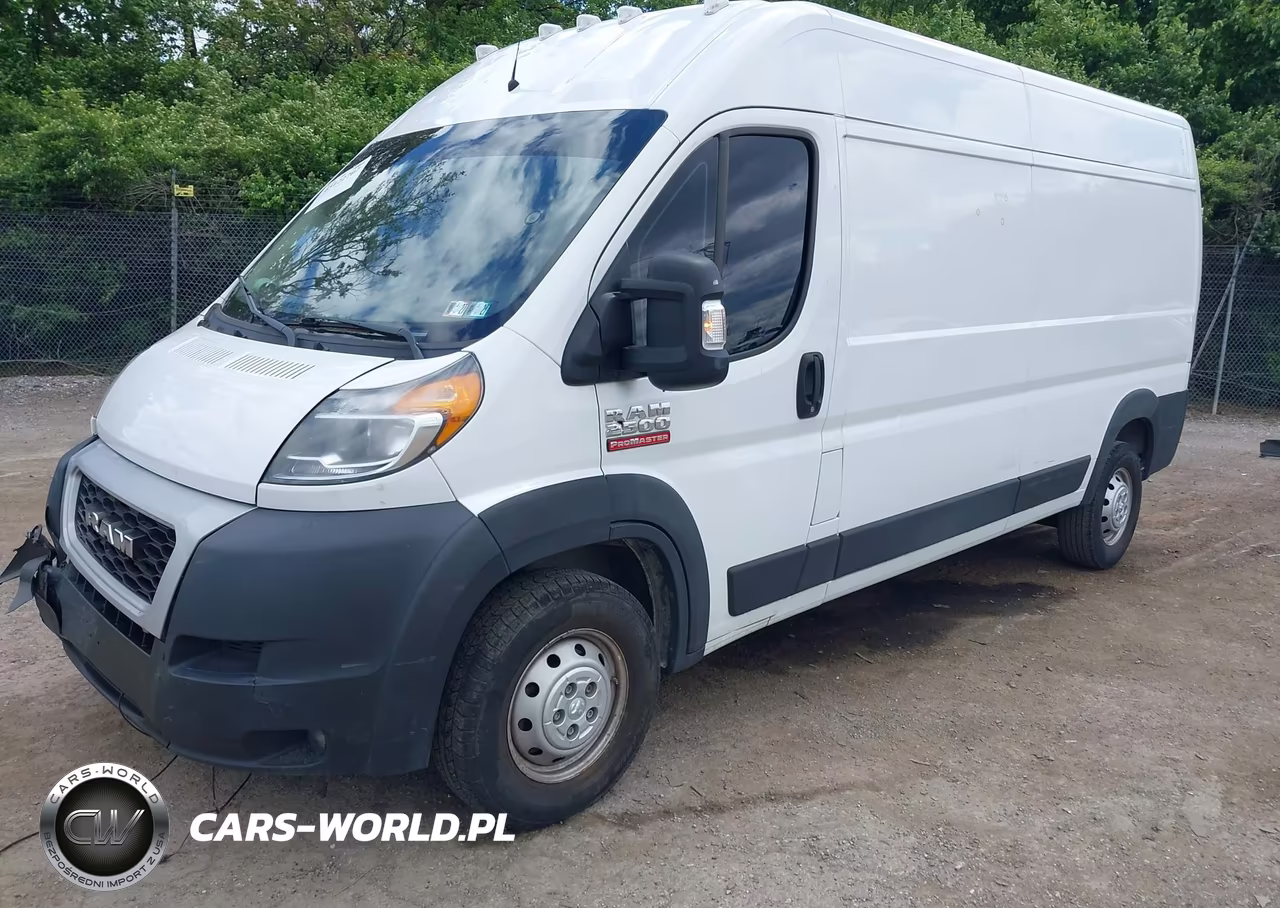 2021 Ram Promaster 2500 High Roof 159 Wb VIN:3C6LRVDG0ME547197 - 2