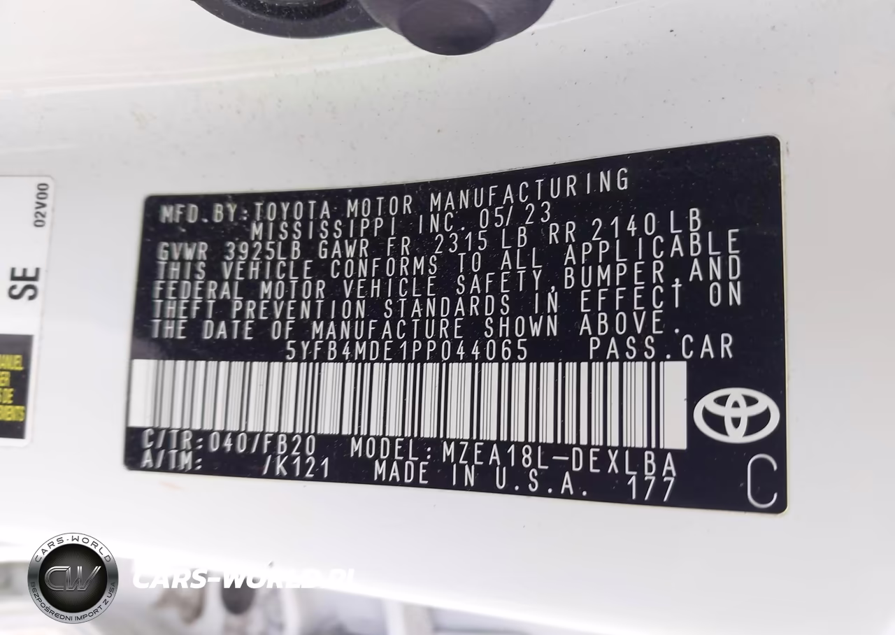 2023 Toyota Corolla Le VIN:5YFB4MDE1PP044065 - 9