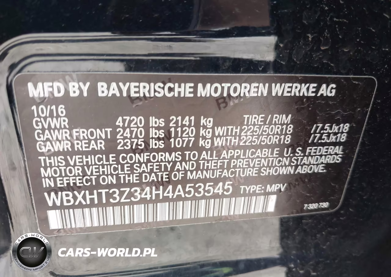 2017 BMW X1 xDrive28I VIN:WBXHT3Z34H4A53545 - 9