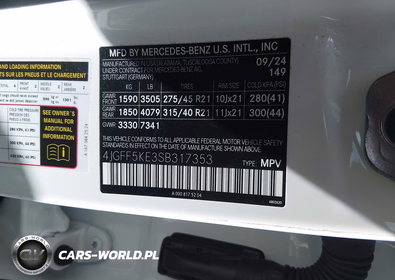 2025 Mercedes-Benz Gls 450 4Matic VIN:4JGFF5KE3SB317353 - 9