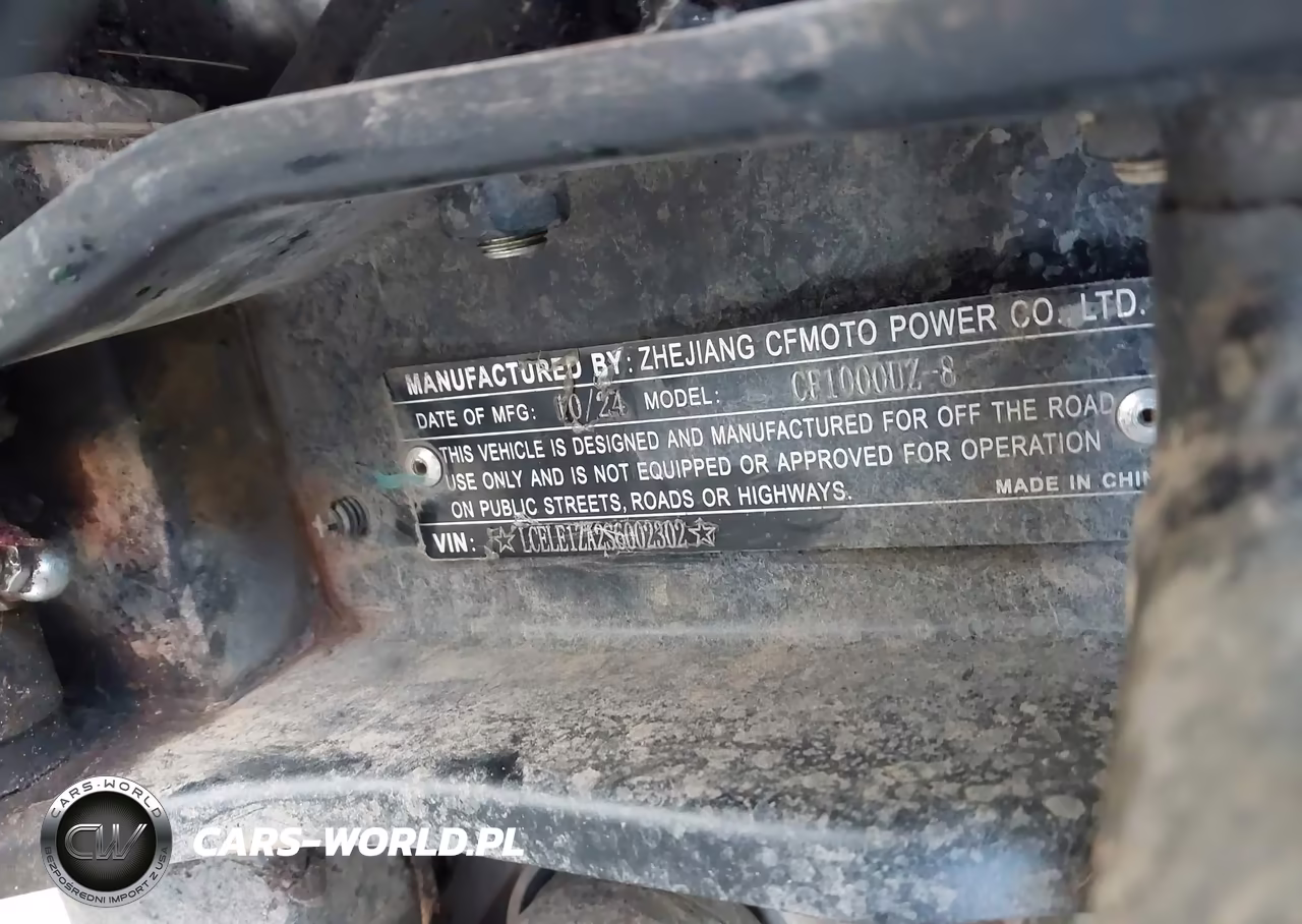 2025 Cf Moto Uforce U10 Pro VIN:LCELE1ZA2S6002302 - 10
