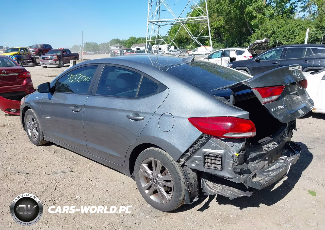 2018 Hyundai Elantra Sel VIN:KMHD84LF5JU585617 - 3