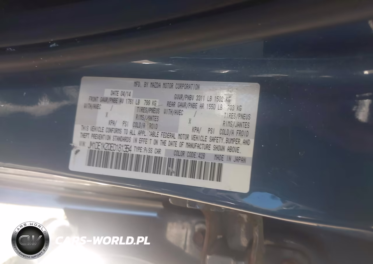 2014 Mazda Mazda2 Sport VIN:JM1DE1KZ0E0181354 - 9