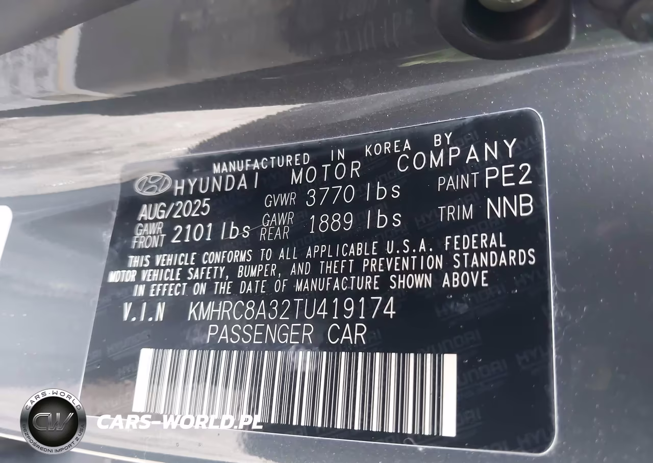 2026 Hyundai Venue Sel VIN:KMHRC8A32TU419174 - 9