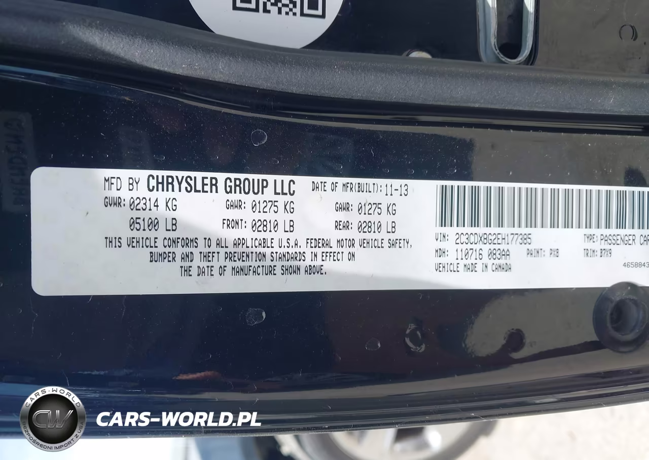 2014 Dodge Charger Se VIN:2C3CDXBG2EH177385 - 9