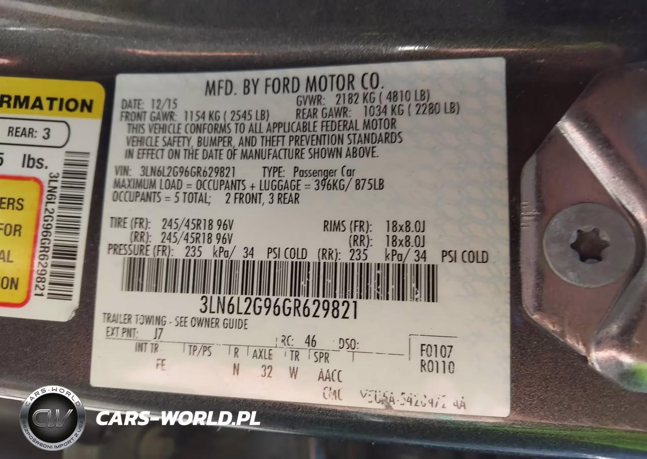 2016 Lincoln Mkz VIN:3LN6L2G96GR629821 - 9