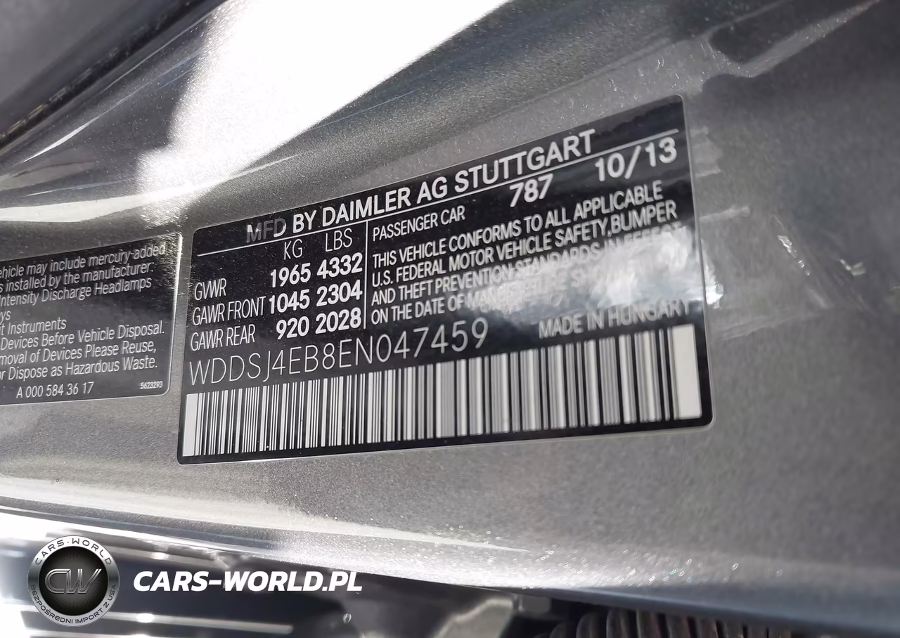 2014 Mercedes-Benz Cla 250 VIN:WDDSJ4EB8EN047459 - 9