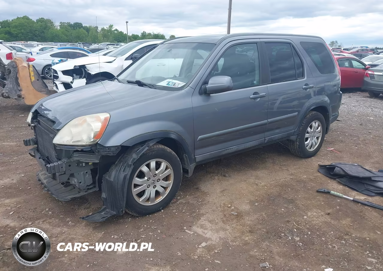 2006 Honda Cr-V Se VIN:SHSRD78986U407784 - 2