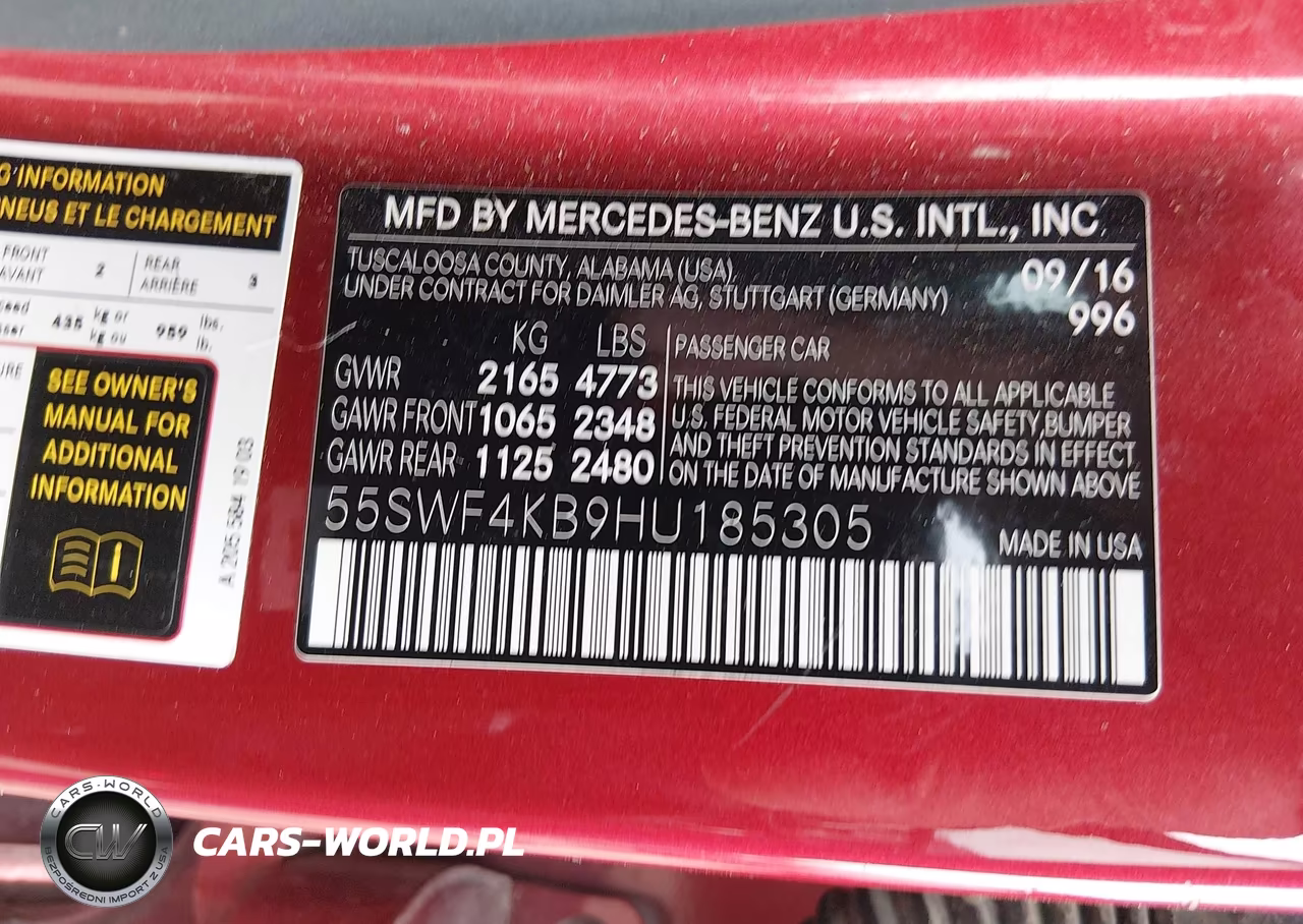 2017 Mercedes-Benz C 300 Sport 4Matic VIN:55SWF4KB9HU185305 - 9