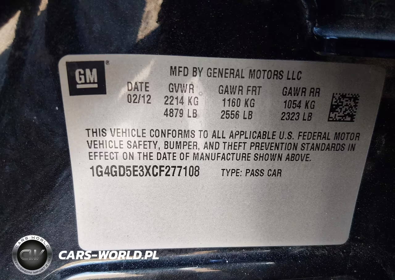 2012 Buick Lacrosse Premium 1 Group VIN:1G4GD5E3XCF277108 - 9