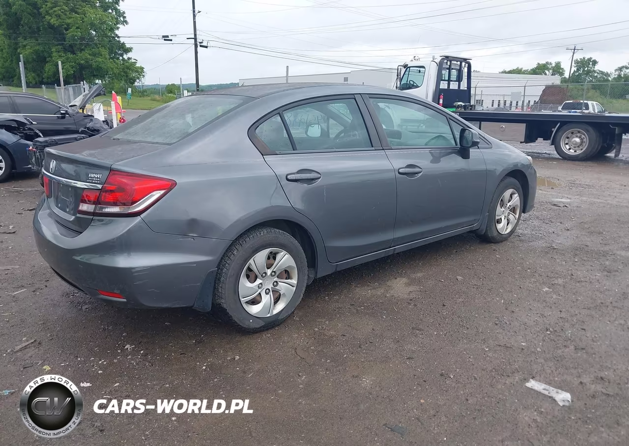 2013 Honda Civic Lx VIN:19XFB2F55DE094585 - 4